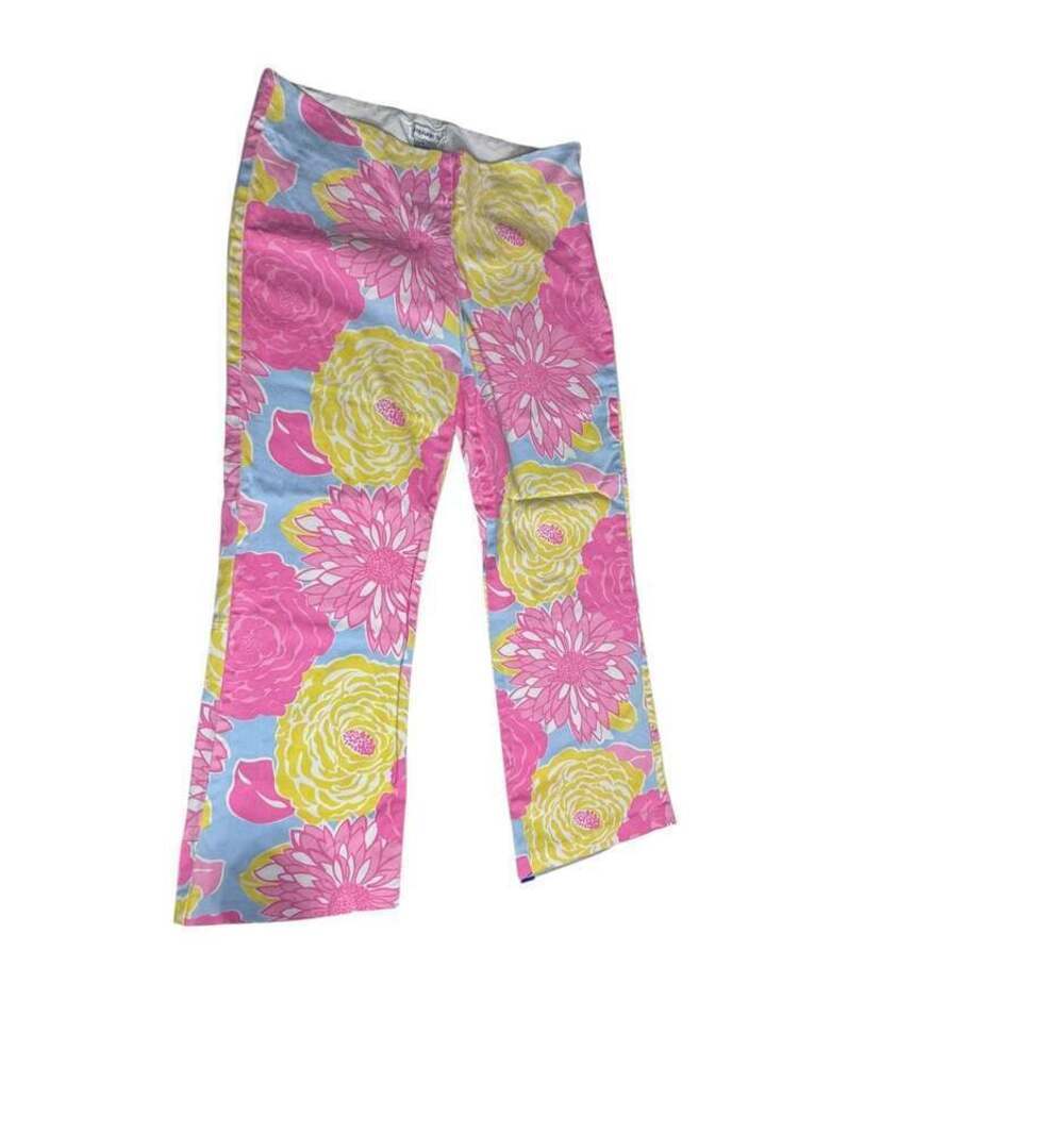 Stephanie B floral pants size 4 dp4